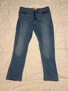Levi's Women's 724 Light Blue Straight Leg Jeans